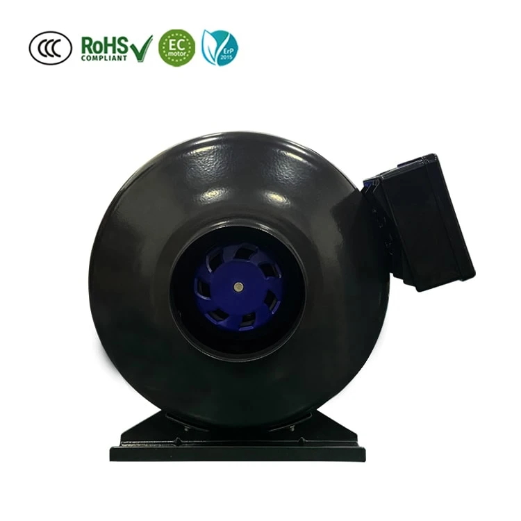 100mm EC Strong Wind Duct Fan Energy Saving Quiet Duct Fan For Air Purifier