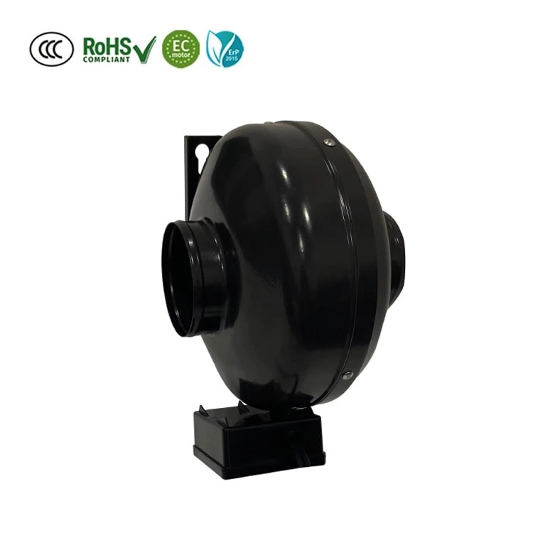 100mm EC Strong Wind Duct Fan Energy Saving Quiet Duct Fan For Air Purifier factory