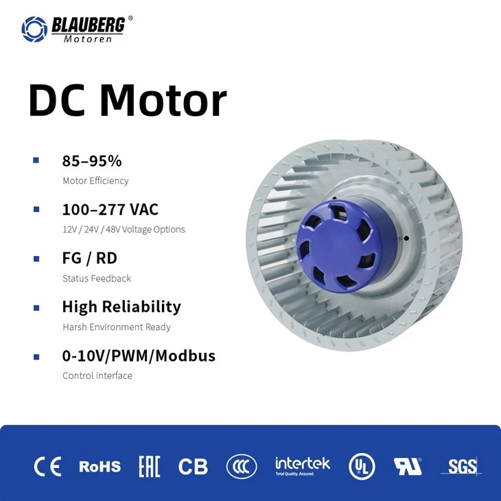 Blauberg BN-F108A-EC-00 108mm DC Forward Curved Centrifugal Fan factory